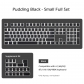 104+6 Backlit PBT Pudding Keycaps OEM Profile DIY Colorway for Mechanical Gaming Keyboard GK61/68/87/104/108 Keys